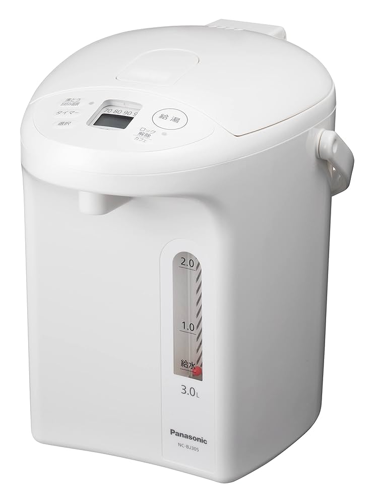 Amazon | パナソニック 電気ポット 3.0リットル 真空断熱 省エネ